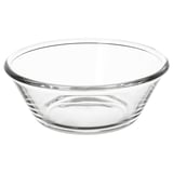 VARDAGEN Serving bowl, clear glass, 20 cm