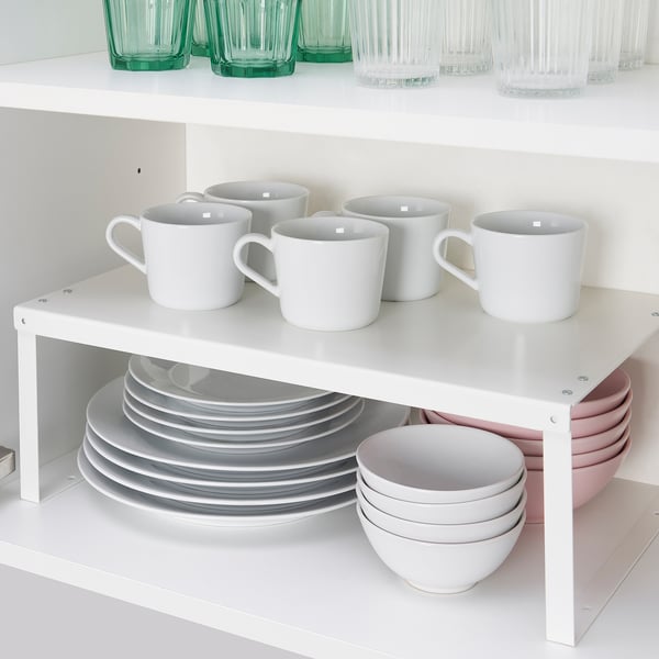 VARIERA Shelf insert, white, 45.5x29x16 cm