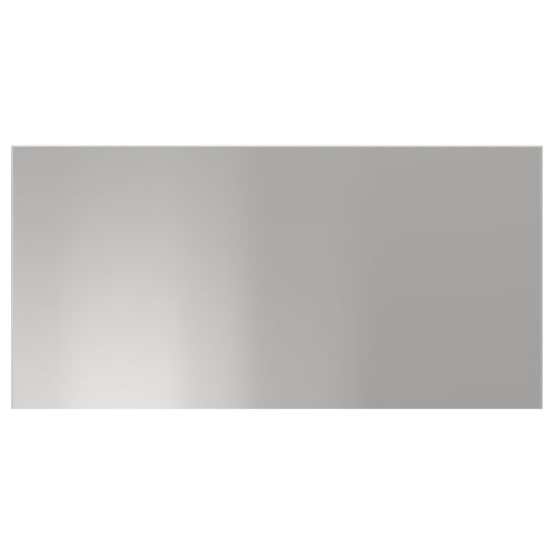 Stainless steel VÅRSTA kitchen panel, sleek and modern, silver, rectangular shape.
