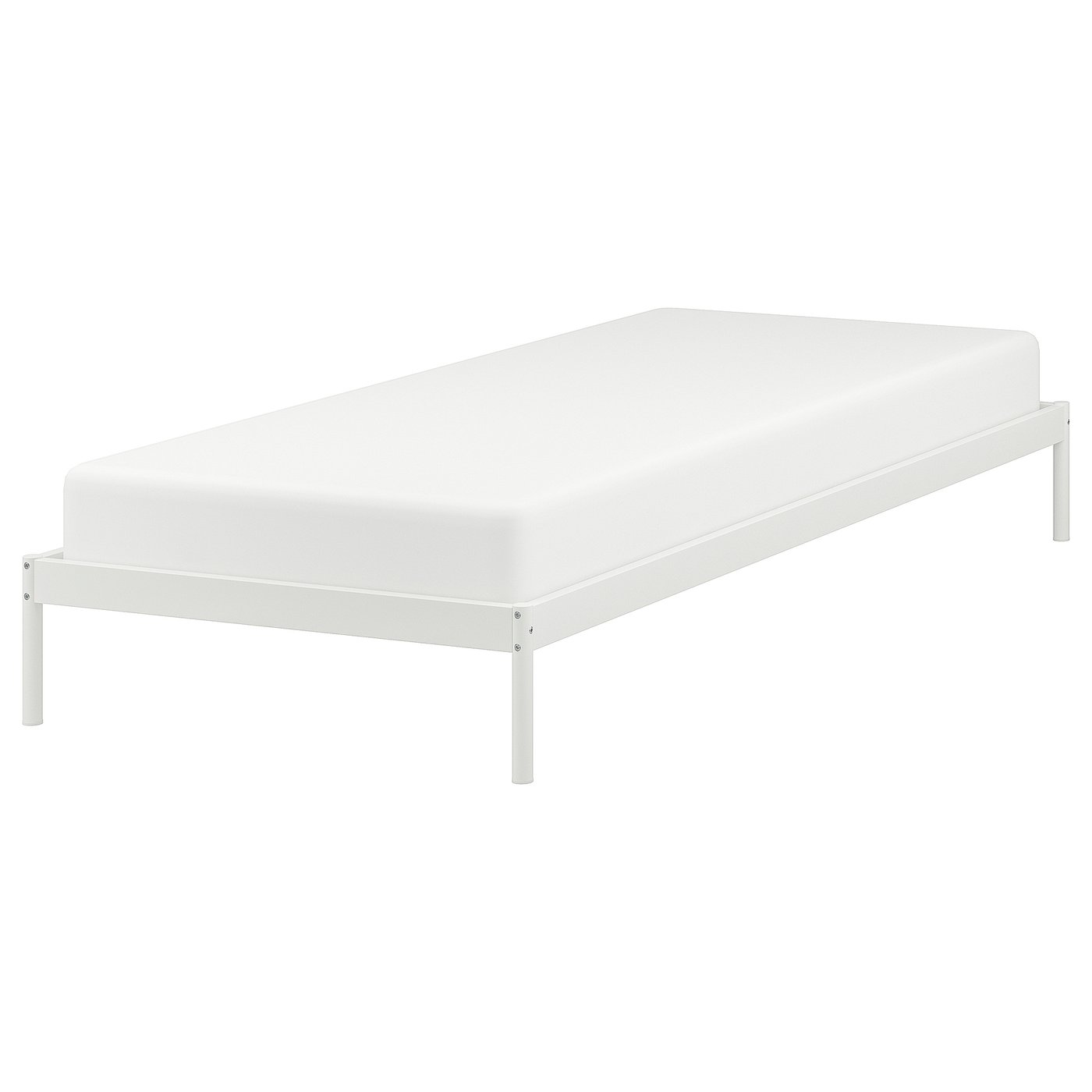 VEVELSTAD bed frame, white, 90x200 cm - IKEA