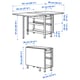 VIHALS / VIHALS table and 4 chairs, gateleg table white/white Tibbleby ...