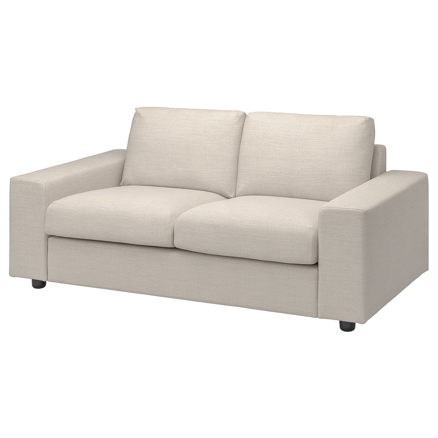 VIMLE 2-seat sofa, with wide armrests/Gunnared beige - IKEA