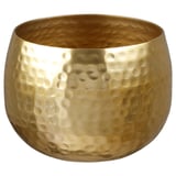 VINDFLÄKT Decorative bowl, gold-colour, 105 mm