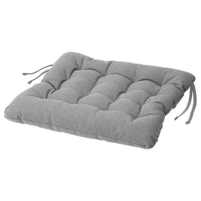 VIPPÄRT Chair pad, dark grey, 38x38x6 cm