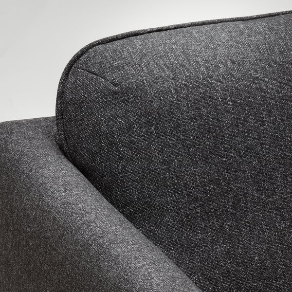 VISKABACKA Armchair, Gunnared dark grey