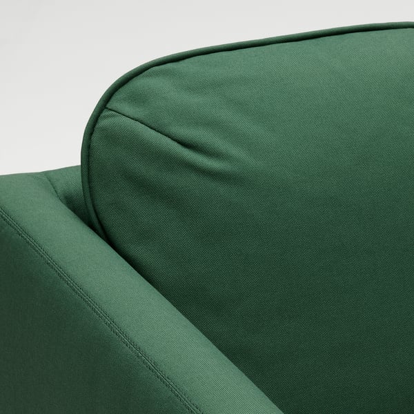 VISKABACKA Armchair, Vissle dark green
