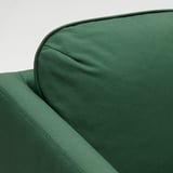 VISKABACKA Armchair, Vissle dark green