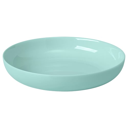 VITBLECKA Plate, turquoise, 21 cm
