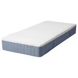 VITMÅSEN Pocket sprung mattress, with latex extra firm/light blue, 90x200 cm