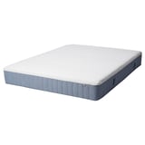 VITMÅSEN Pocket sprung mattress, with latex extra firm/light blue, 150x190 cm