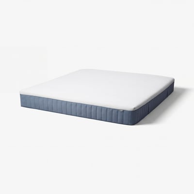 VITMÅSEN Pocket sprung mattress, with latex extra firm/light blue, 180x200 cm