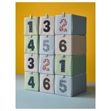 BARNDRÖM Organizator, 3 kosi, zelena modra/bež, 17x27x17 cm