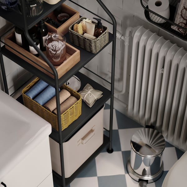 DJURTRÄNARE Košara, sivo bež, 12x17x9 cm