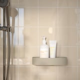 FLORSJÖN Polica za prho, bež, 25x5 cm