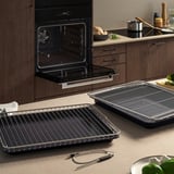 FRILLESBO Ventilac pečica s krožnim grelcem, funkcija cvrtja na zrak s pirolizo/barva nerjavečega jekla IKEA 700