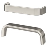 Ročaji KALERUM, srebrni, minimalističen dizajn, gladka aluminijasta obdelava.