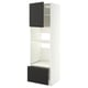 METOD / MAXIMERA Visoka omara za vgrad gspd aparate, bela/Upplöv mat antracitna, 60x60x200 cm