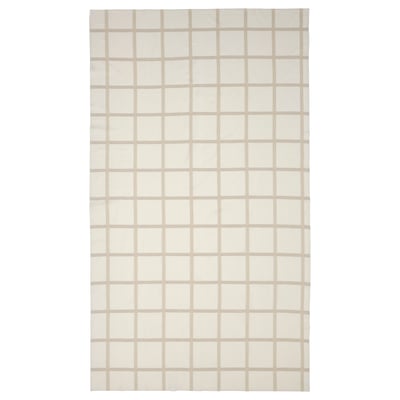 NISSÖGA Prt, bež/bela, 145x240 cm