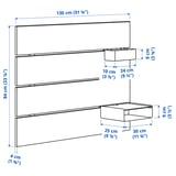 Slika z meritvami za izdelek: NORDLI.