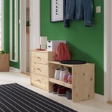 RAGGBERG Klop s policami za obutev, bor, 60x35x45 cm