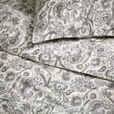 Zapletena paisley posteljnina, mehka mešanica bombaža in viskoze, dobro šiva, bogati vzorci.