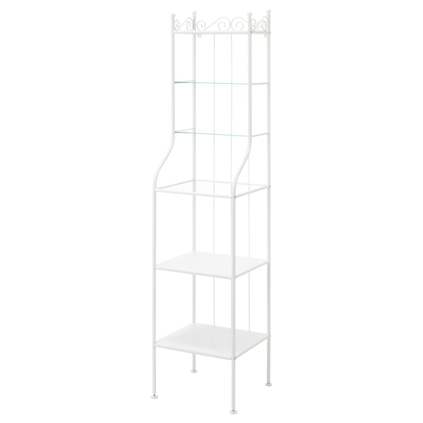 IKEA RÖNNSKÄR Regal – Schwarz, 42x176 Cm, Mit Herausnehmbaren Böden