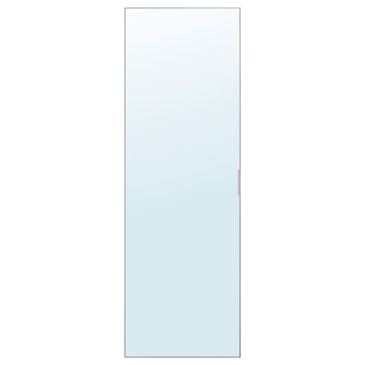 STRAUMEN Vrata z odm sponami z mehk zapir, ogledalo, 60x180 cm