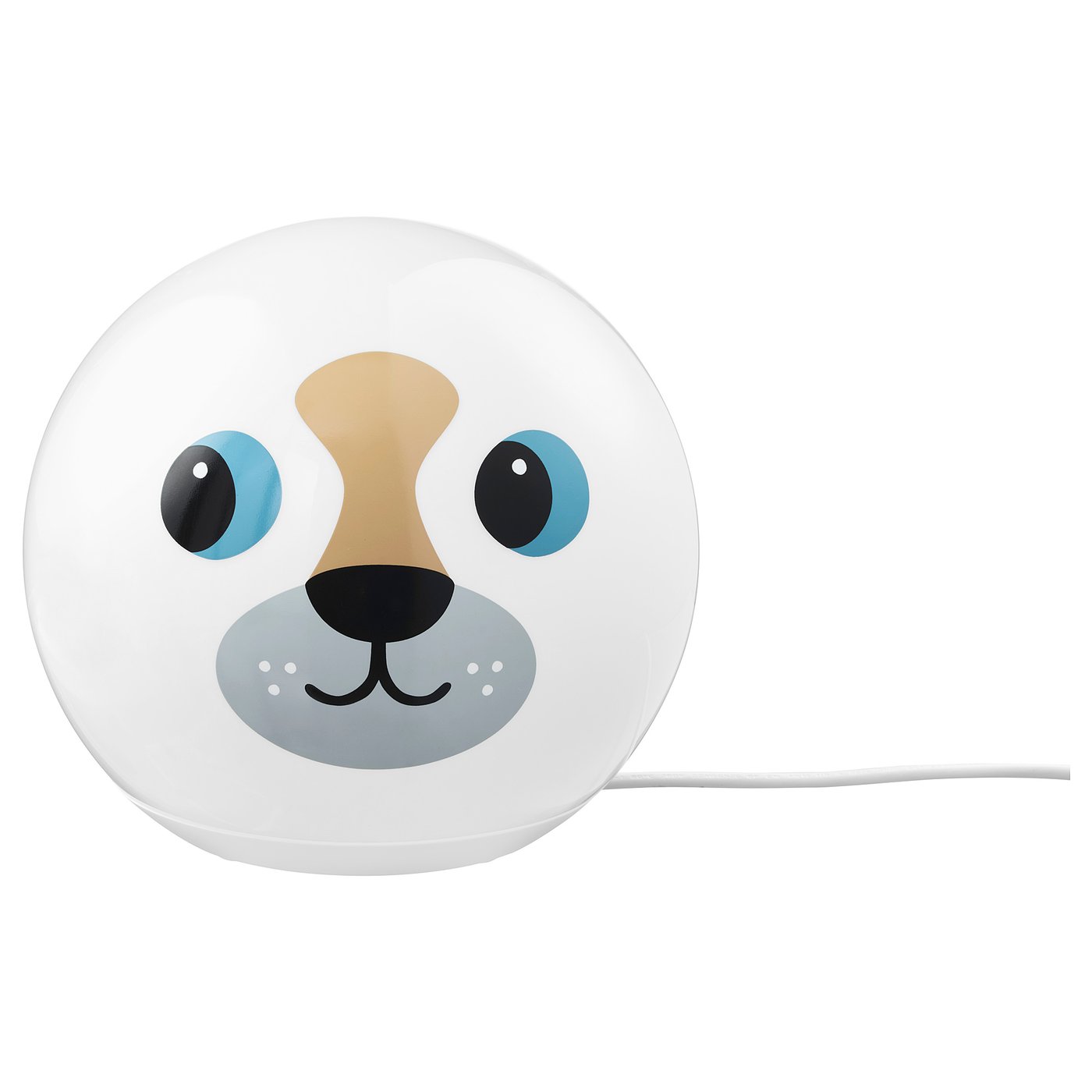 angarna led stolova lampa psi vzor pes ikea