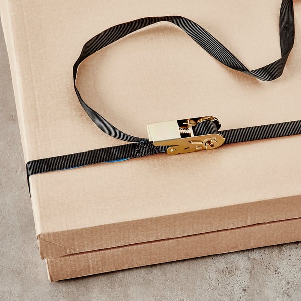 FRAKTA Popruh na naklad. tovaru s prackou, čierna, 5 m