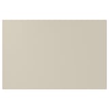 Béžová kuchynská skrinka HAVSTORP s hladkým obdĺžnikovým dizajnom.