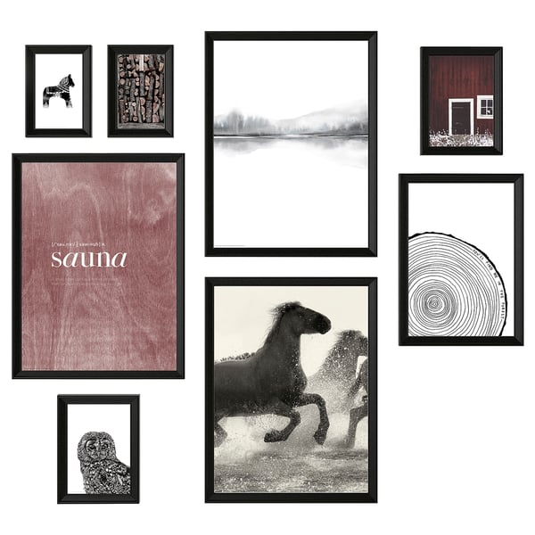 knoppang ram s plagatom 8 ks sever ikea