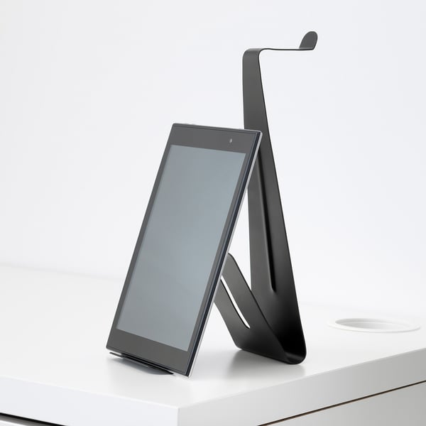 MÖJLIGHET Stojan na tablet a slúchadlá čierna IKEA