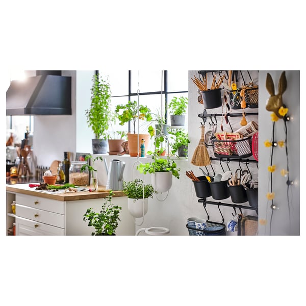 MÖLLEKULLA Pracovná doska, dub/dyha, 186x3.8 cm