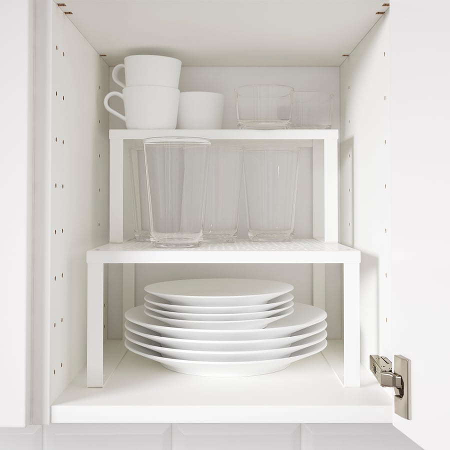 Variera prede ovacia polica biela 32x28x16 cm ikea