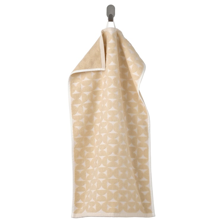 ÄNGSNEJLIKA hand towel, light beige, 40x70 cm IKEA