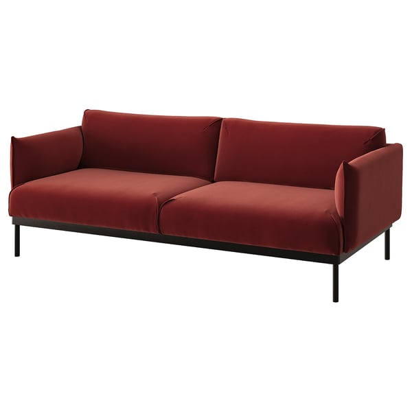 ÄPPLARYD 3-seat sofa, Djuparp red-brown