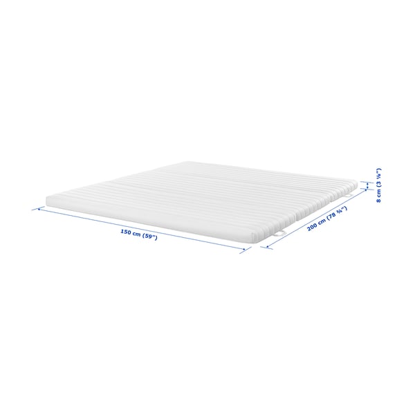 ÅNNFJÄLLET Coir mattress, super firm/white, 150x200 cm