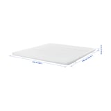 ÅNNFJÄLLET Coir mattress, super firm/white, 150x200 cm