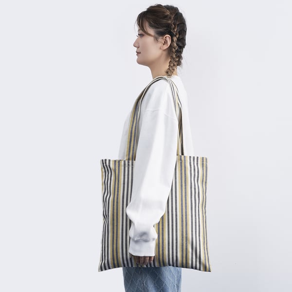 BARRMYNTA Bag, multicolour striped, 40x40 cm