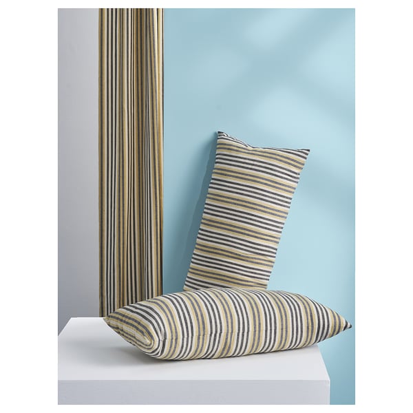 BARRMYNTA Cushion, multicolour striped, 30x58 cm