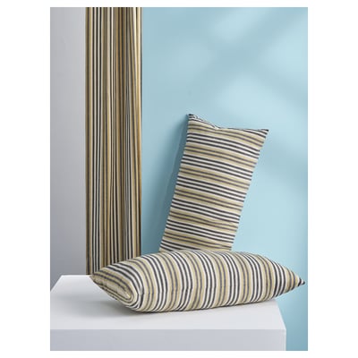 BARRMYNTA Cushion, multicolour striped, 30x58 cm