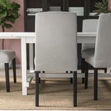 BERGMUND Chair, black/Orrsta light grey