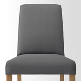 BERGMUND Chair, oak effect/Nykvarn grey