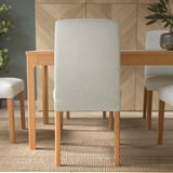 BERGMUND Chair, oak effect/Orrsta light grey