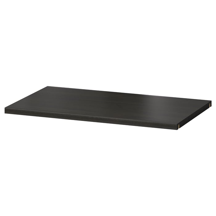 BESTÅ shelf, blackbrown, 56x36 cm IKEA