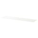 BESTÅ clear glass top panel, rectangular, protect tv bench, sleek white.