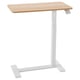 BOLLSIDAN Laptop stand, white stained oak effect/white, 68x36 cm