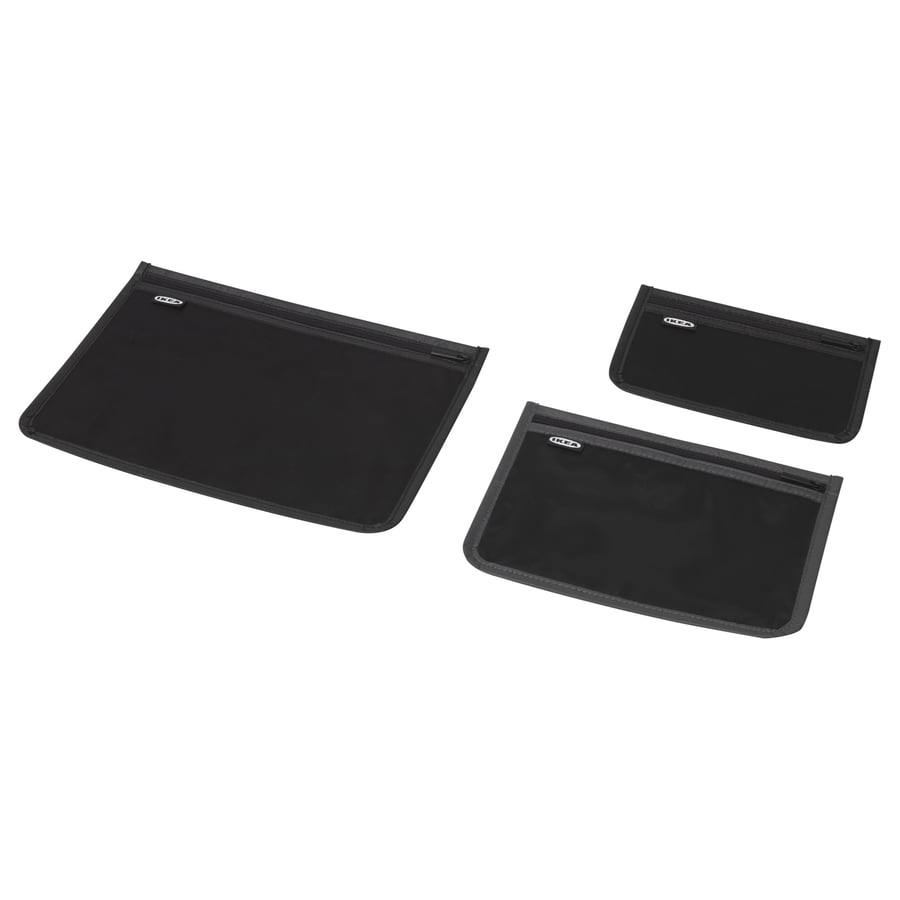 BRODERLIG Accessory bag, set of 3 IKEA