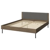 BRUKSVARA Bed frame, brown, 180x200 cm