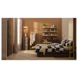 BRUKSVARA Bed frame, brown, 180x200 cm